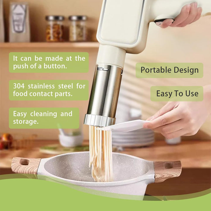Elektrische Nudelmaschine Handheld, Elektrische Nudel Presse Pastamaschine Automatische Handheld Noo