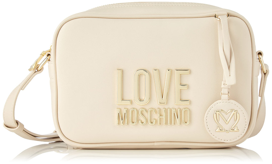 Love Moschino Damen Schultertasche Weiss, Weiss