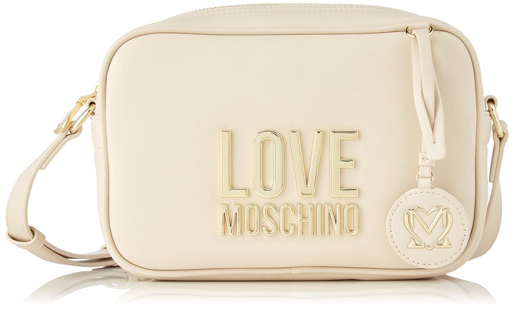 Love Moschino Damen Schultertasche Weiss, Weiss