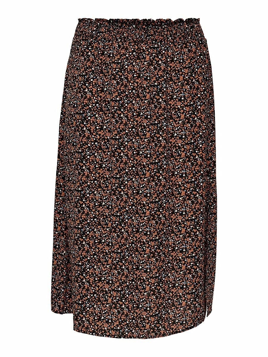 ONLY Carmakoma Female Midirock Curvy Print 52Black 2