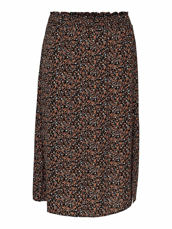 ONLY Carmakoma Female Midirock Curvy Print 52Black 2