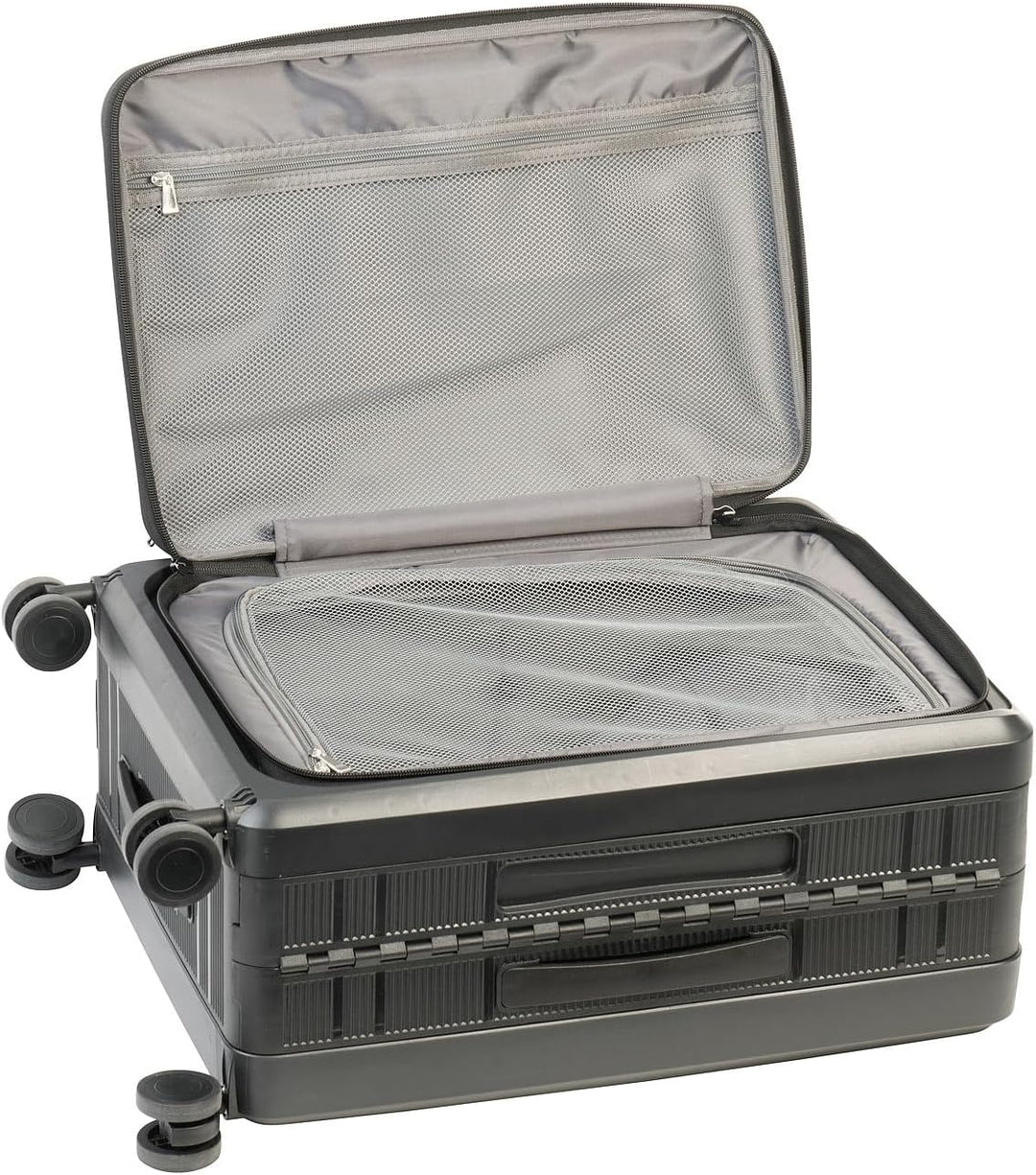 Xcase Hartschalenkoffer: Faltbarer 4-Rollen-Hartschalen-Koffer, TSA-Schloss, 20" / 50 cm, 50 l (Trol