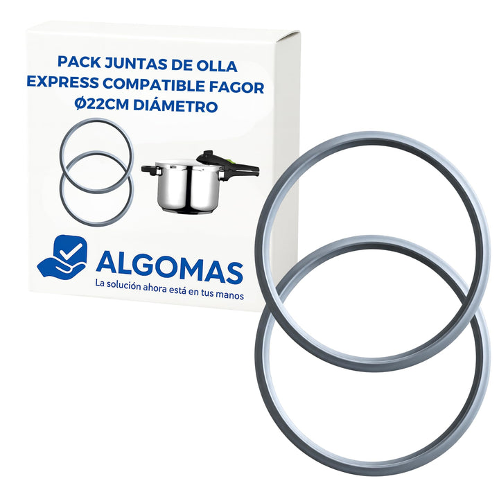 ALGOMAS® Express Fagor Topfdichtung | Ø 22 cm - Naturkautschuk | von Hand entformt | Express-Topf Fa