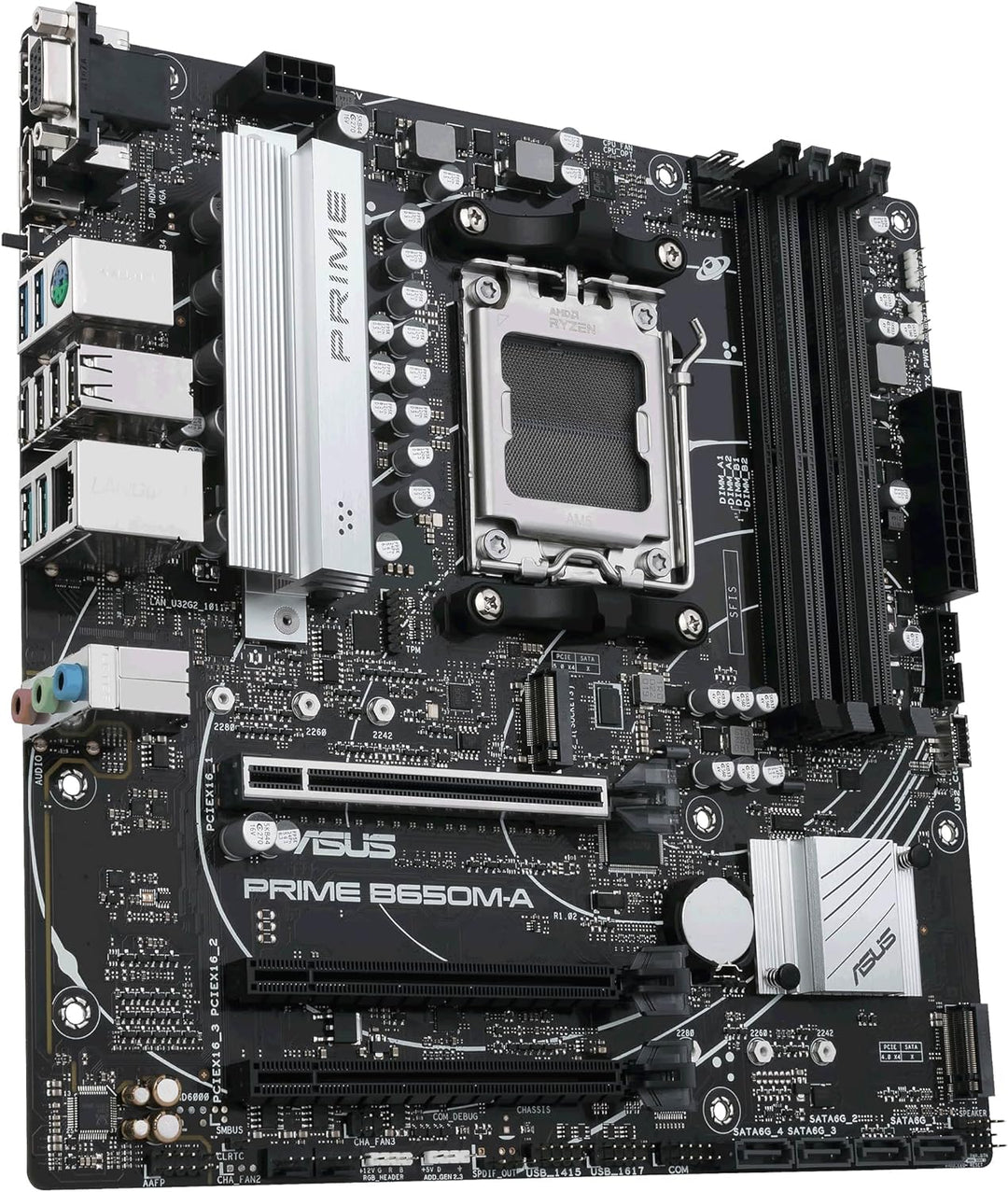 ASUS Prime B650M-A CSM Mainboard Sockel AMD AM5 (Ryzen 7000, micro-ATX, DDR5 Speicher, PCIe 5.0, WiF