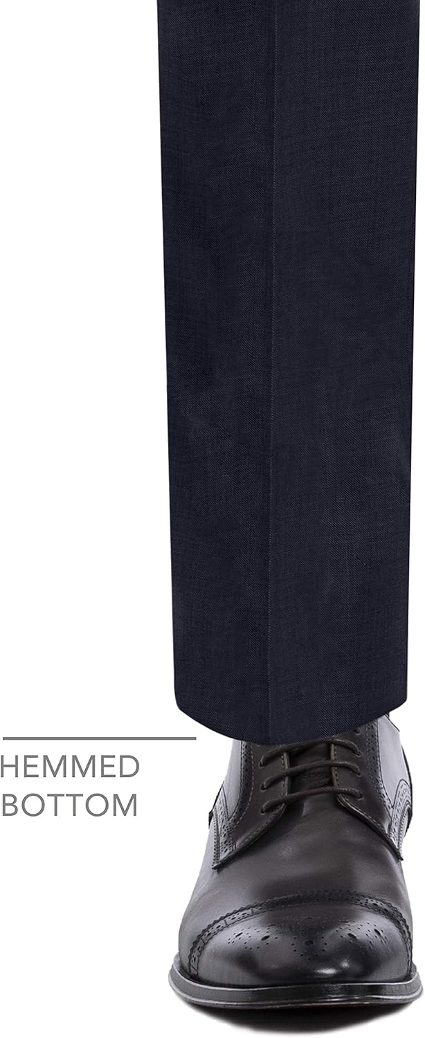 Calvin Klein Herren Slim Fit Suit Separates Business-Anzug Jacke 36W / 30L Anzughose Solid Navy, 36W
