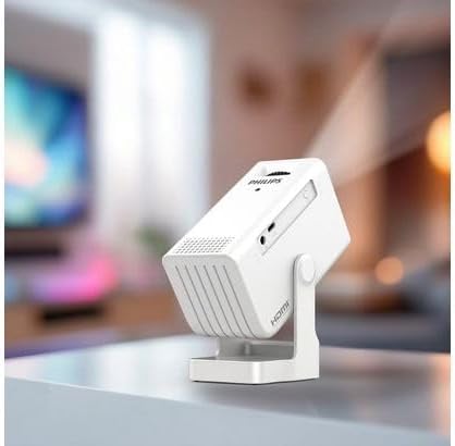 Philips, Neopix 140, Heimkino-Beamer, Auflösung 1280 x 720p, 180 Grad drehbar, Spiegelmodus, WLAN 6,