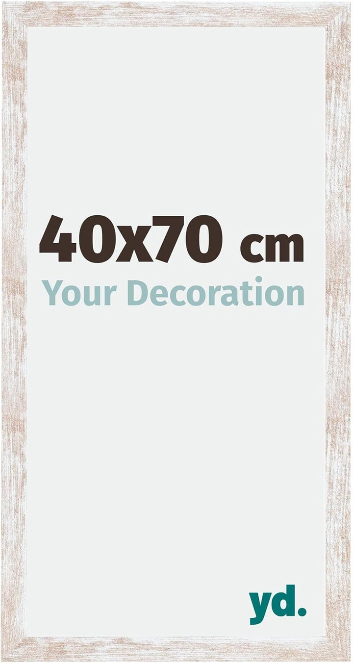 yd. Your Decoration - Bilderrahmen 40,00x70,00 cm - Bilderrahmen aus MDF mit Acrylglas - Antireflex