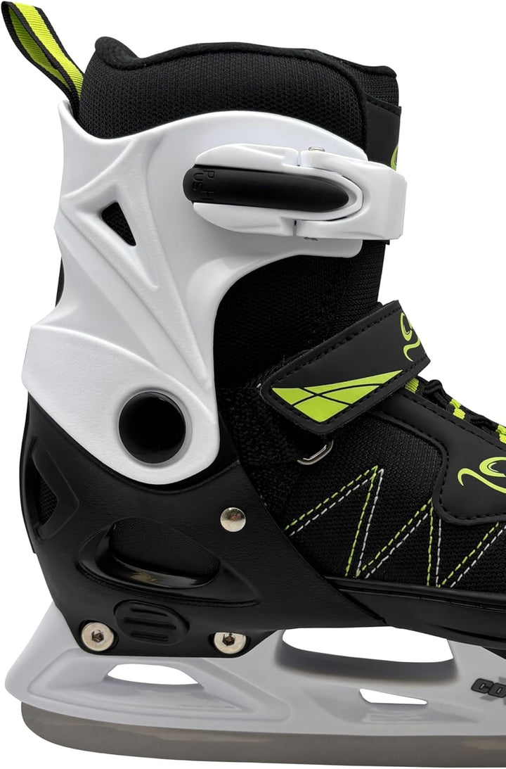 Cox Swain verstellbare Schlittschuhe Frosty, Eislaufschuhe für Kinder, Jugendliche und Erwachsene bi
