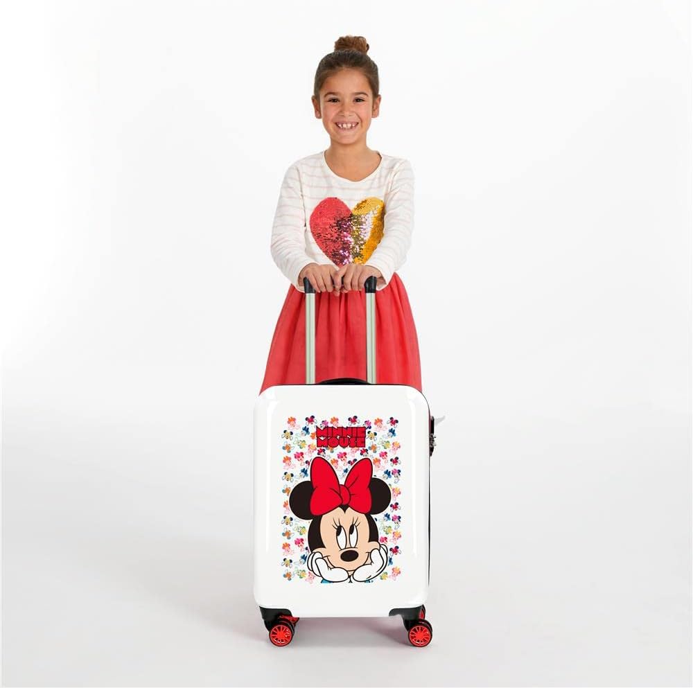 Disney Minnie Diva Cockpit-Koffer, mehrfarbig, 38 x 55 x 20 cm, ABS-Kombinationsverschluss, 34 l, 2