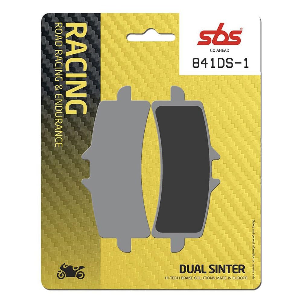 SBS - Plaquettes De Frein Moto 841Ds Road Racing Dual Sinter