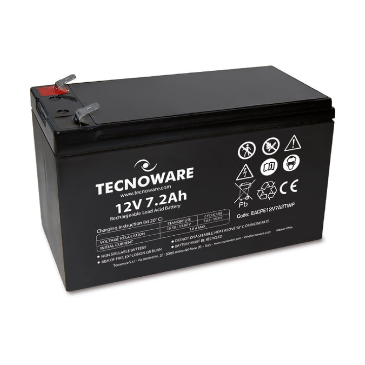 Tecnoware Ersatzbatterie für Unterbrechungsfreie Notstromversorgung (USV), Videoüberwachungs und Ala