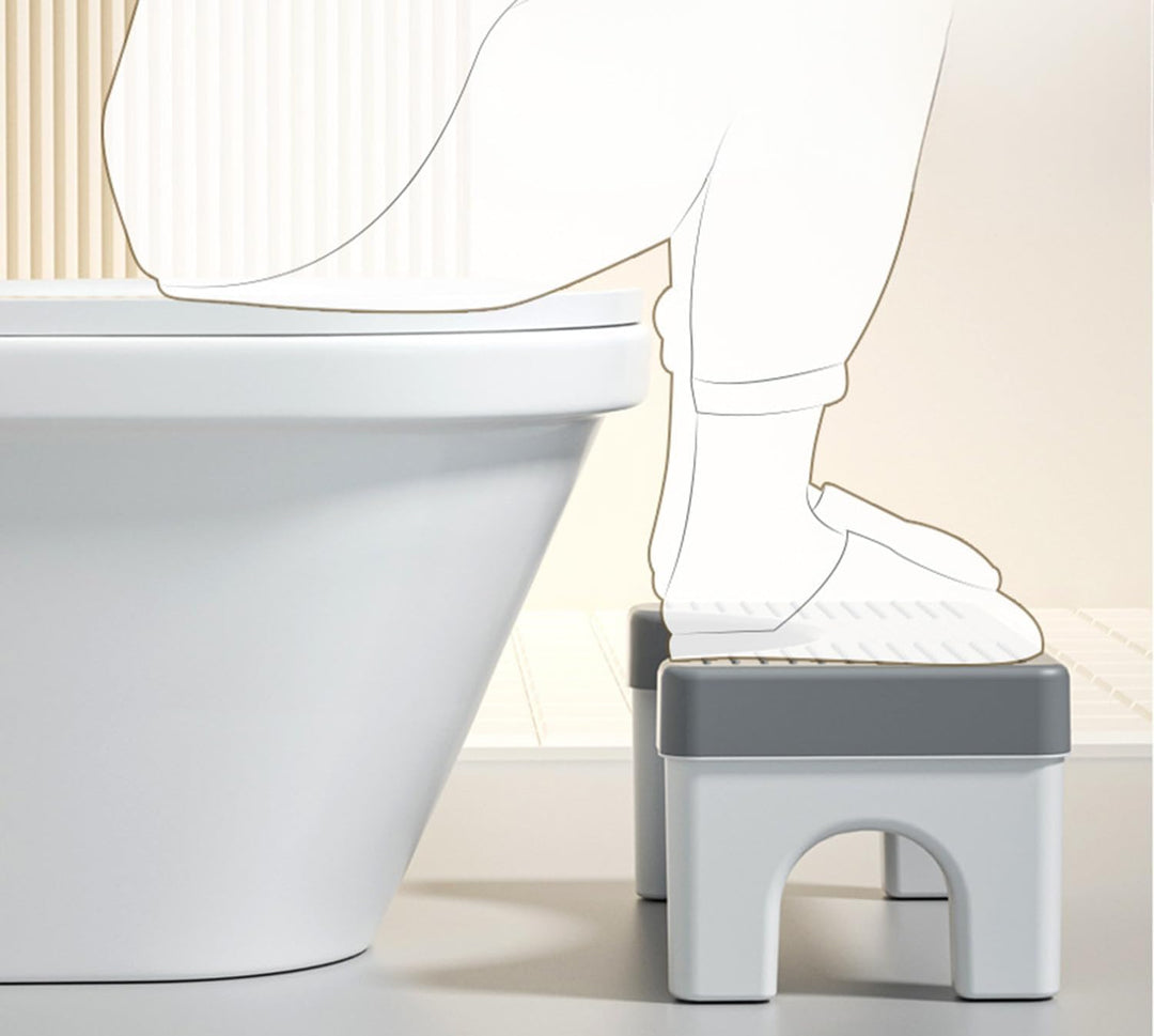 Faltbarer Toilettenhocker, Toilettenhocker Erwachsene, Rutschfester Klohocker, für Blähbauch, verbes
