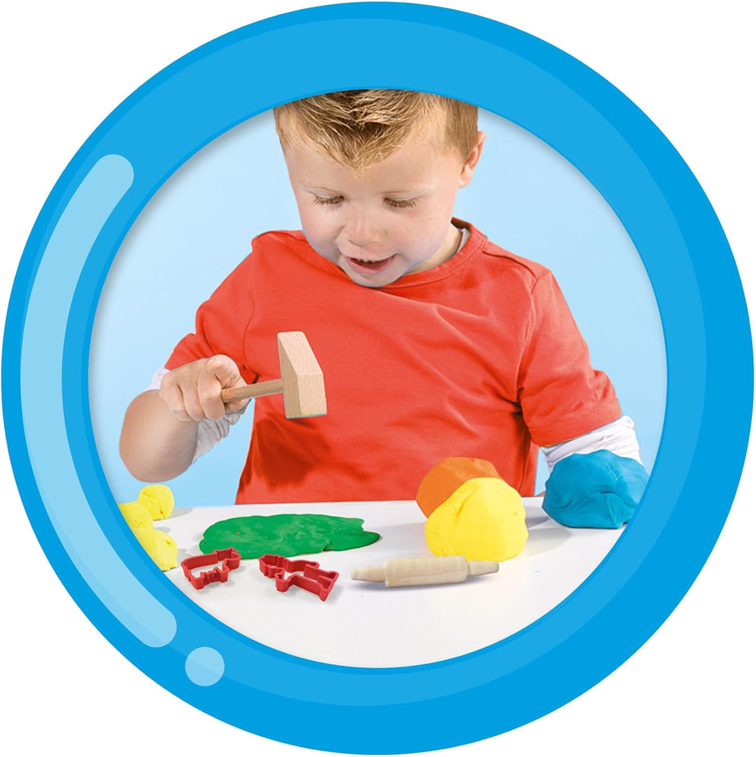 SES Creative | Set Mein erstes Mega-Tierknetset für Kinder | Kreative Kunstspiele für Babys | Komple