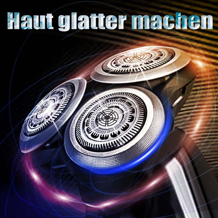 Kompletter Ersatzrasierkopf für series 9000,Metallradschnalle und verbesserte doppellagige Präzision
