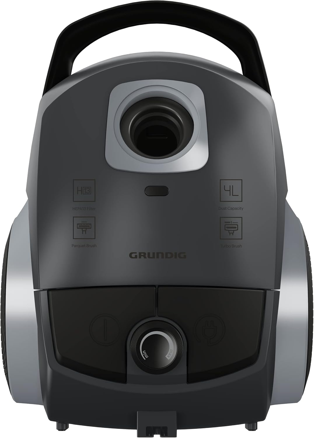 GRUNDIG VCC 6250 ECO Bodenstaubsauger, aus 43,1% recyceltem Kunststoff, 800 W Leistung, 4 Liter Stau