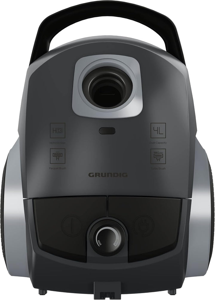 GRUNDIG VCC 6250 ECO Bodenstaubsauger, aus 43,1% recyceltem Kunststoff, 800 W Leistung, 4 Liter Stau