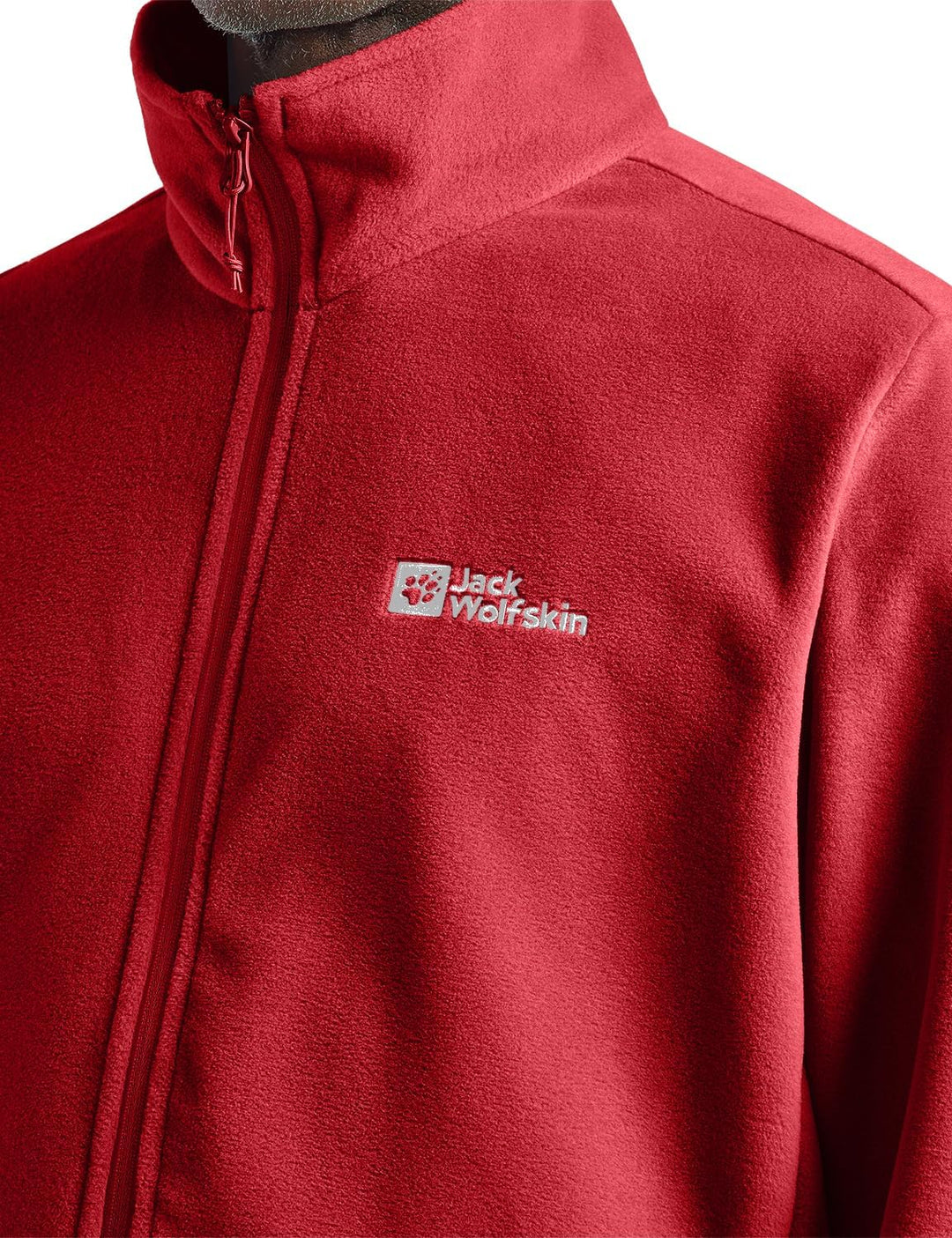 Jack Wolfskin Herren Taunus Fz M Fleece-Jacke, Adrenaline Red