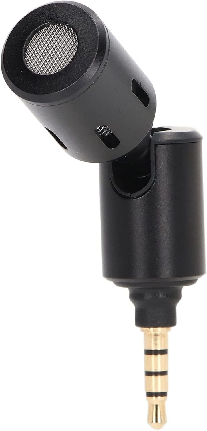 Lavalier-Mikrofon für Handy, -Ansteckmikrofon für Videoaufnahmen, Rauschunterdrückung, 90 Grad Verst