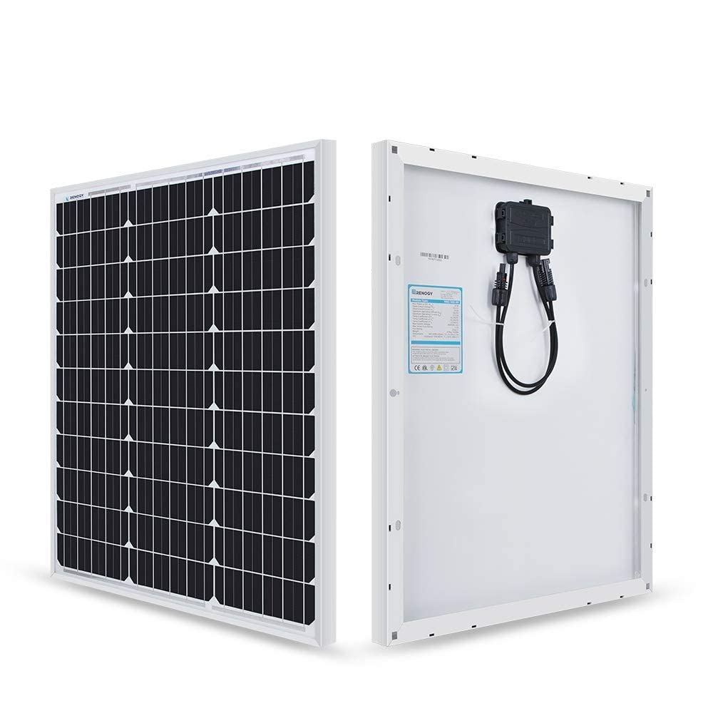 Renogy 50 W Solarmodul Mono 12 V, Solarpanel, Solarzelle, Photovoltaikmodul für Aufladen von 12V Sol
