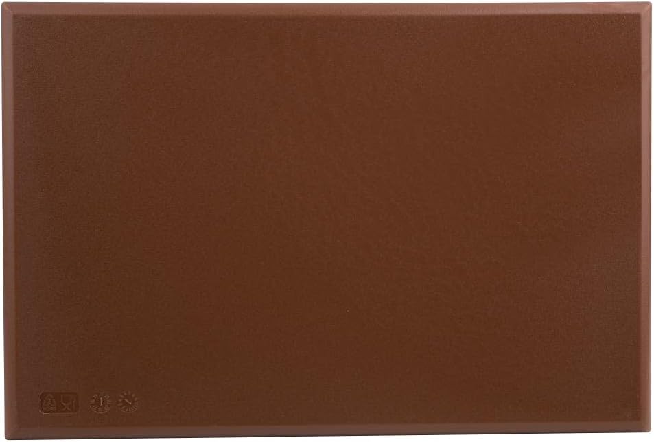 Hygiplas HDPE snijplank bruin 450x300x25mm Braun, Braun