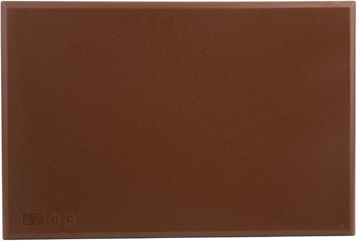 Hygiplas HDPE snijplank bruin 450x300x25mm Braun, Braun