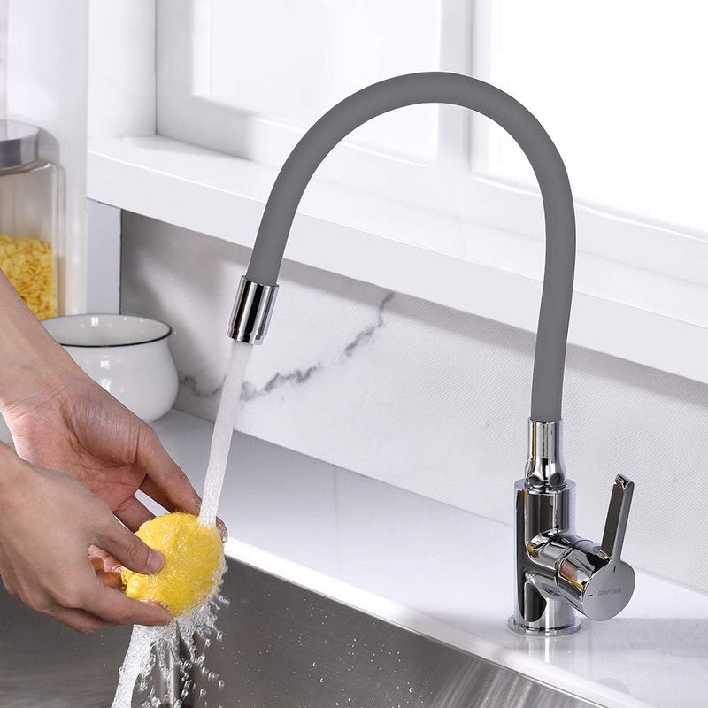 GRIFEMA GRIFERÍA DE COCINA-G4002-9 | Küchenarmatur - Wasserhahn Küche mit Flexibler Auslauf, Hoher A