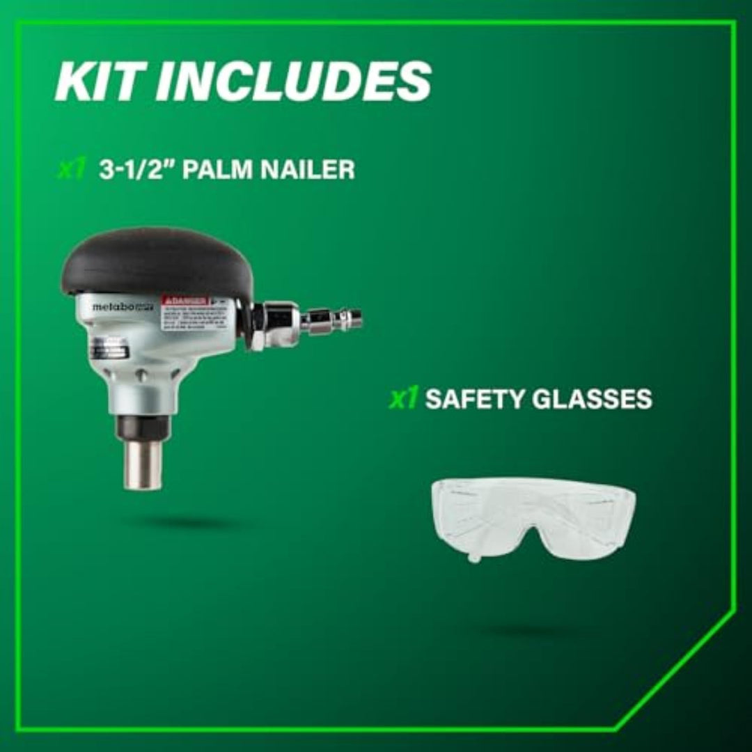 Metabo HPT Handnagler, professionelle pneumatische Nagelgeräte, Handflächen-Werkzeug für Balken-Aufh