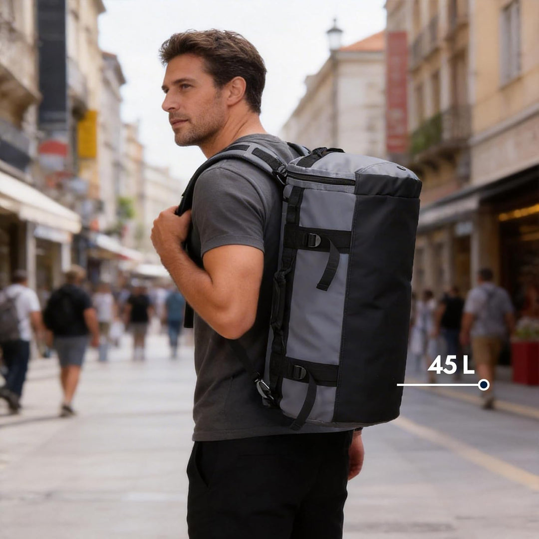 Haimont Sporttasche Herren Reisetasche, Convertible Travel Duffel Sporttaschen mit Schuhfach, grosse
