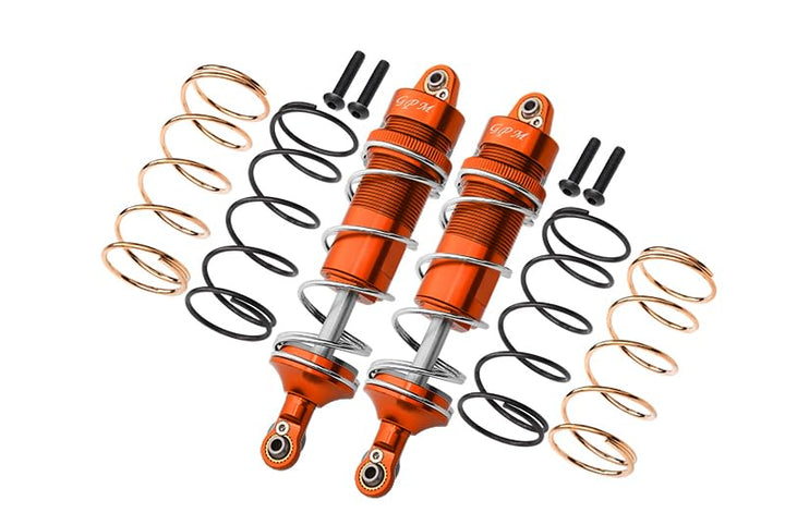 Arrma 1/10 KRATON 4S BLX Tuning Teile Aluminium Rear Thickened Spring Dampers 120mm - 10Pc Set Orang
