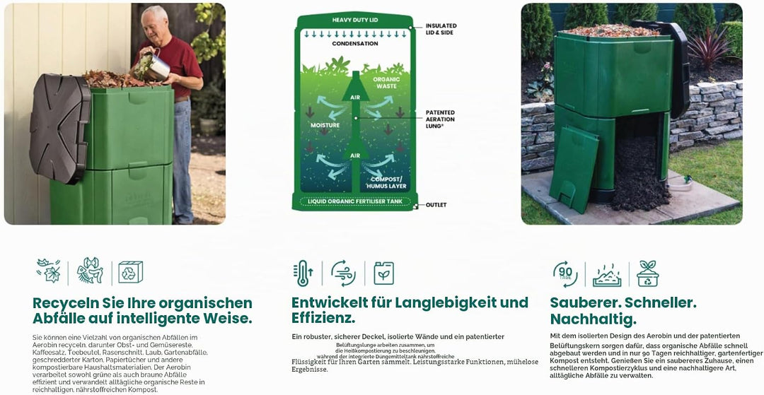 Aerobin Heisskomposter (200 Liter), 200 Liter