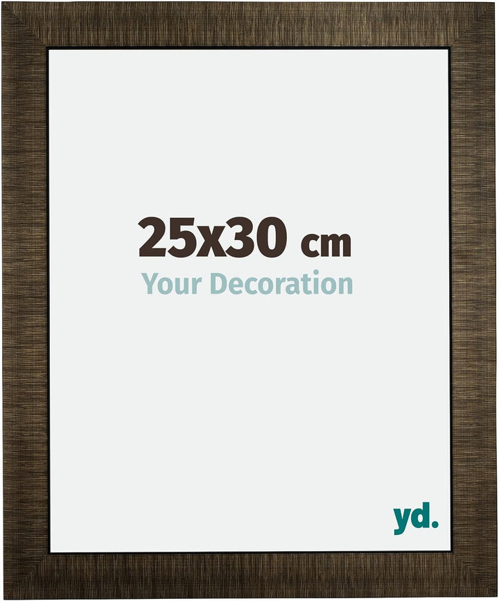 yd. Your Decoration - Bilderrahmen 25x30 cm - Bilderrahmen aus Holz mit Acrylglas - Antireflex - Aus