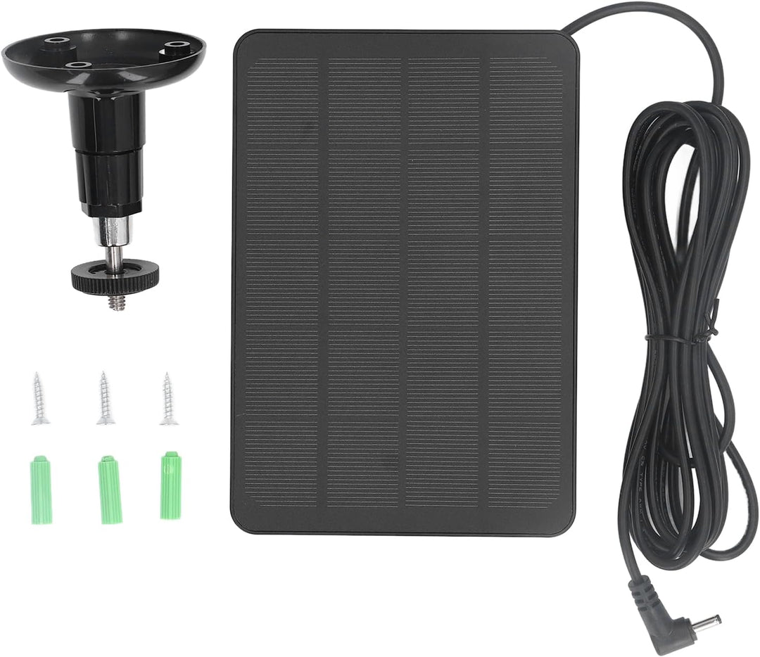 Solarpanel-Ladegerät für Ring Spotlight Cam und Ring Stick Up Cam, IP65 Wasserdichtes Solarpanel mit