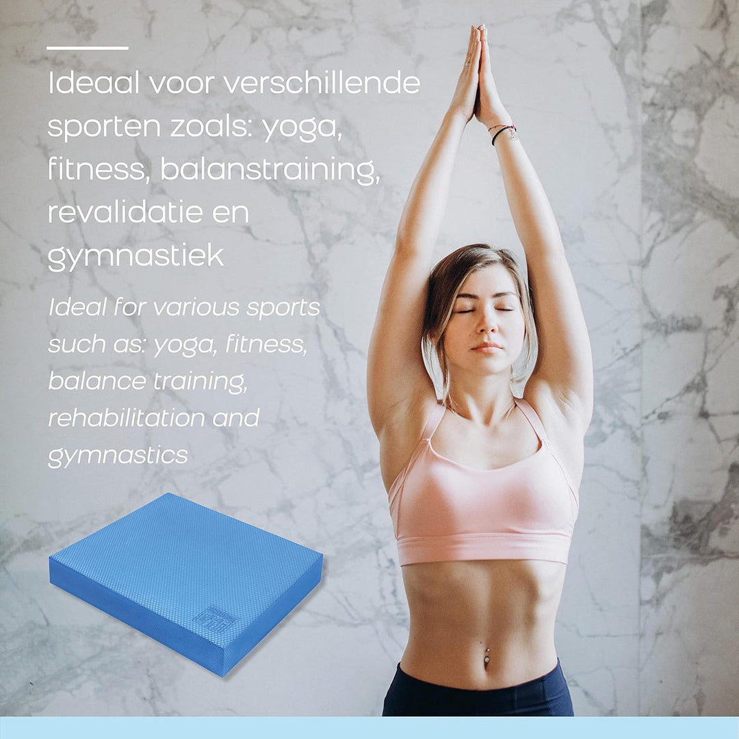 Balance Pad - 38x32,5x6 cm - Balance Board für Ganzkörpertraining - Sportgerät für zu Hause - Traini