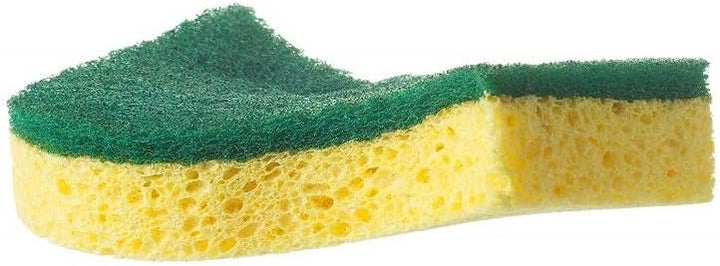 Spontex Scheuerschwamm Anti-Fett, 32 Stück, saugstarker Reinigungsschwamm, waschbar, für alle robust