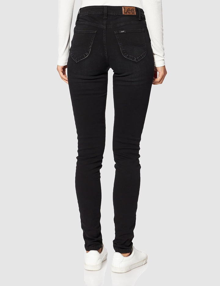 Lee Damen Legendary Skinny Black Jeans 38W / 31L Schwarz, 38W / 31L Schwarz