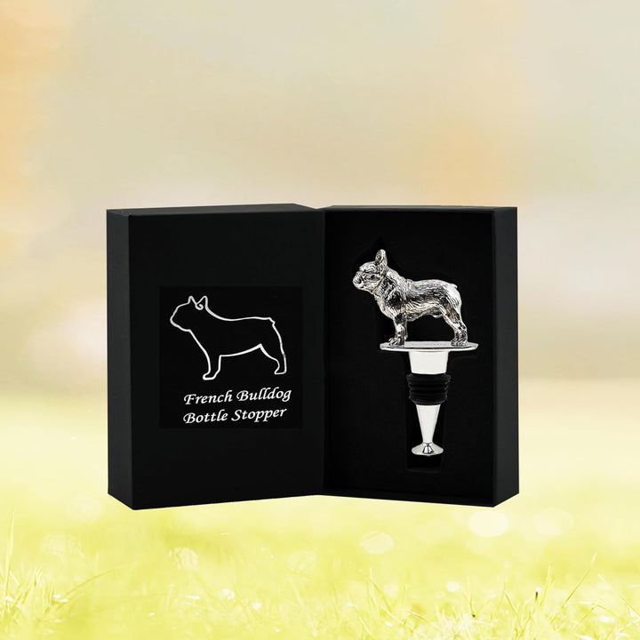 Französischer Franzose Bulldog Hundeform Weinflaschenverschluss Champagner Cava Prosecco funkelnde G