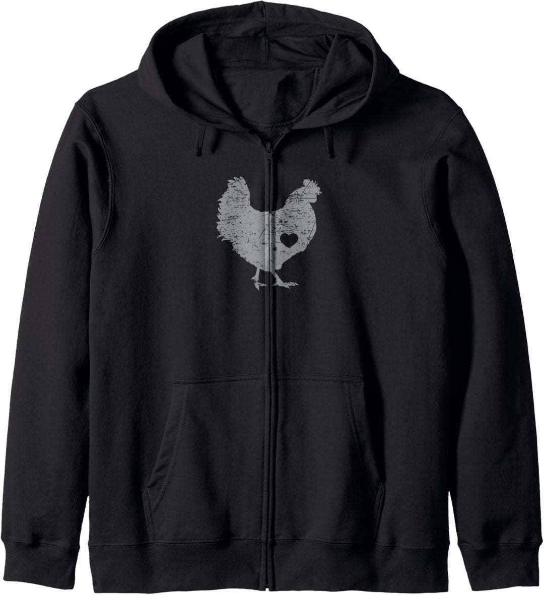 Funny Chicken Farmer Design I Love Crazy Chickens Gift Kapuzenjacke