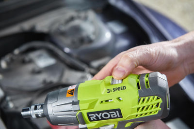 RYOBI 18 V ONE+ Akku-Schlagschrauber R18IW3-140GZL (max. Drehmoment 400 Nm, 1/2 Zoll Vierkant-Aufnah