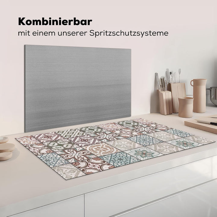 KitchenYeah© Herdabdeckplatte Einteilig Ceranfeld Abdeckplatte für | 91.2x52 cm - Induktionsschutz C