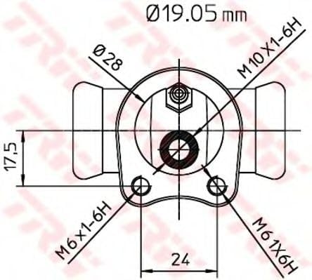 TRW GSK1622 Bremsbackensatz