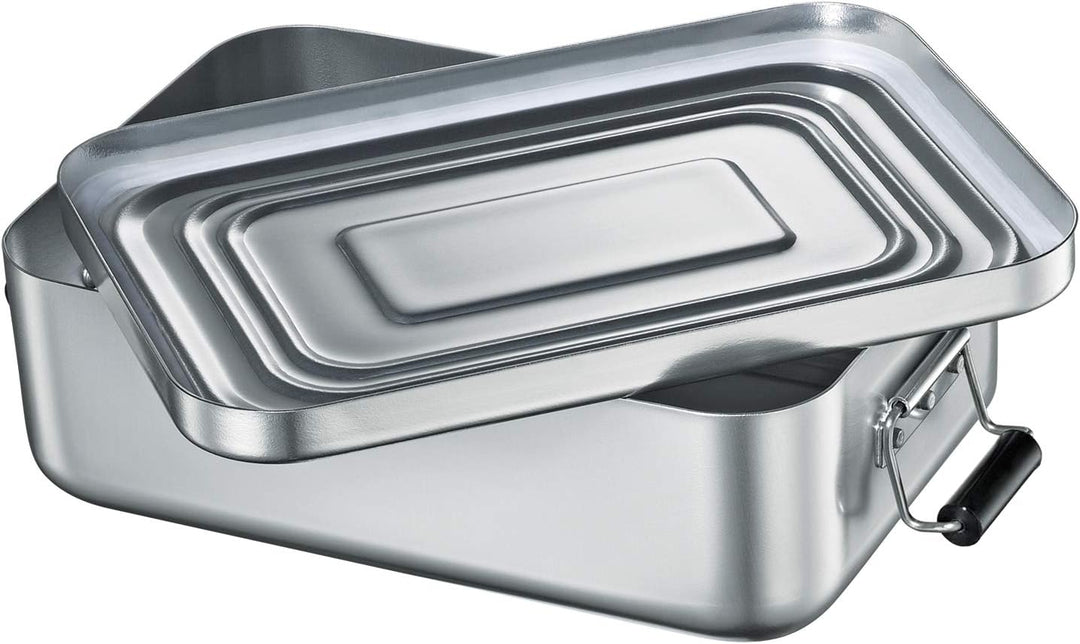 Küchenprofi Lunchbox klein, Aluminium silber Silber 18cm, Silber 18cm