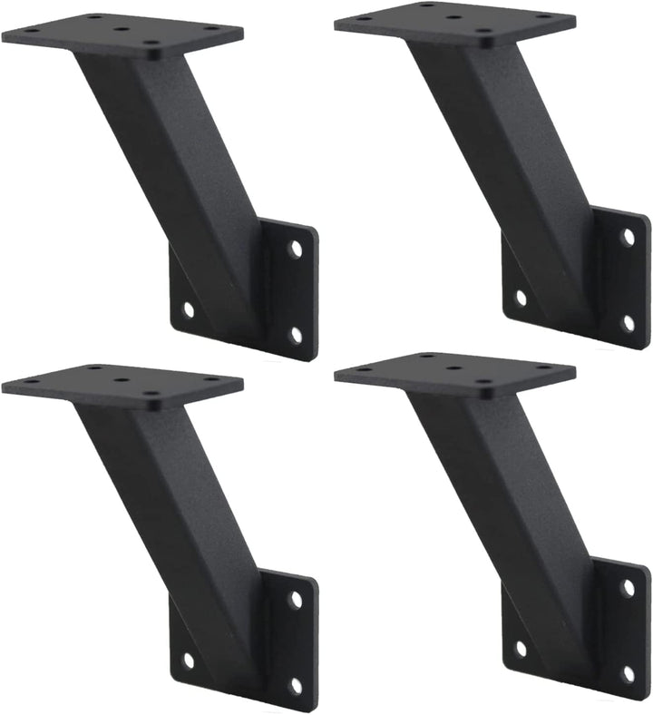 VANROUG Handlaufhalterung, Wandmontage, robuster Stahl, Metall, Treppengeländer, Zubehör, Treppengel