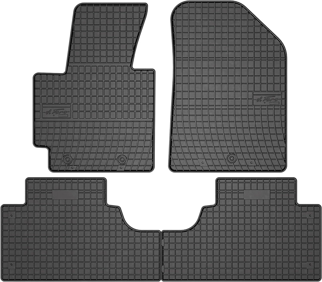 SMK Gummimatten Auto fussmatten Satz für Kia Soul II 2013-2019 Erleben Sie einen neuen Standard des