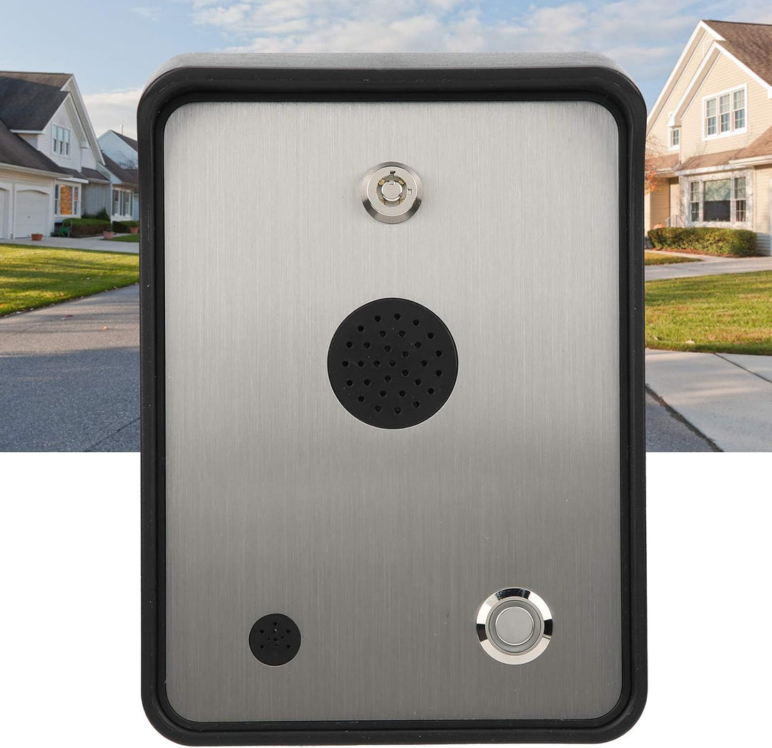 Notruftelefon GSM Freisprechanlage Audio Intercom Alarm Access Control System Geeignet für unbemannt