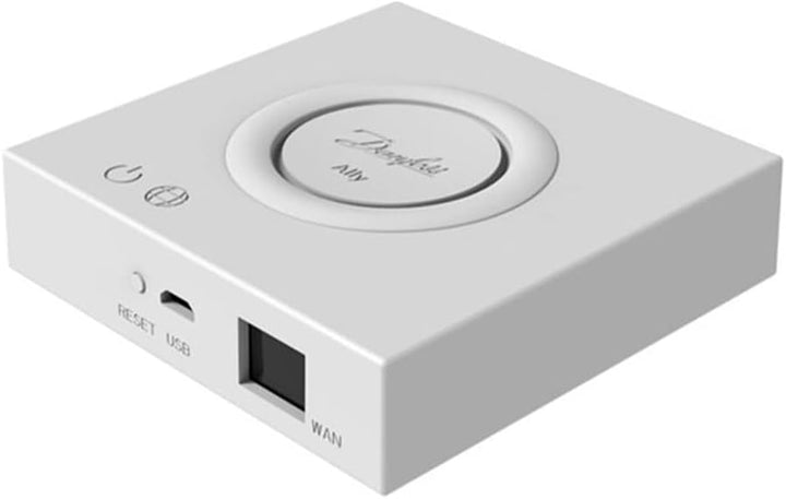Danfoss 014G2400 Gateway Ally, AP, LAN, ZigBee für Danfoss Ally elektr. Thermostaten, Weiss