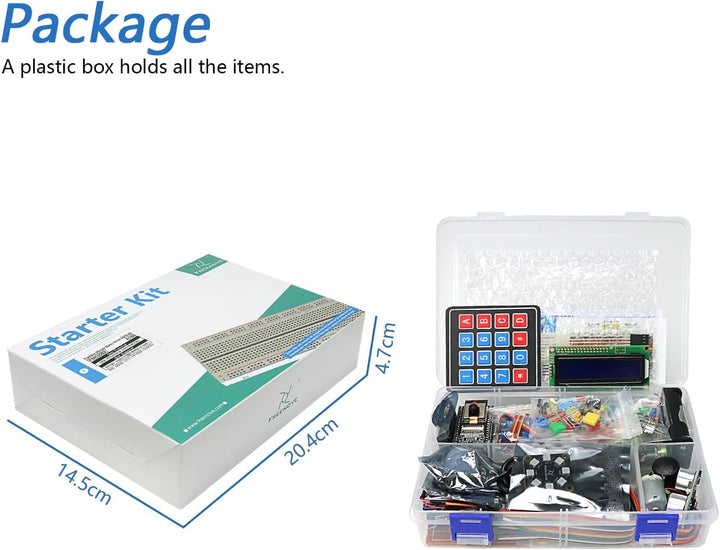 FREENOVE Ultimate Starter Kit for ESP32-S3-WROOM (Included) (Compatible with Arduino IDE), Onboard C