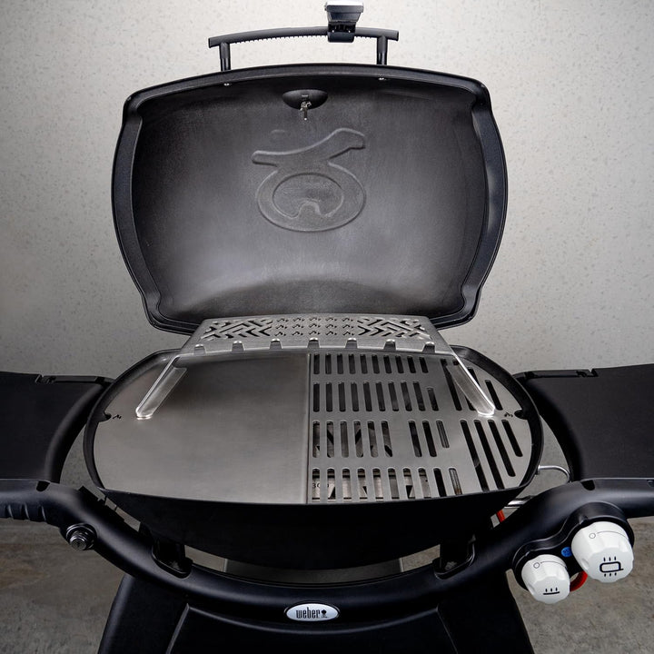 Grillrost.com Das Original Edelstahl Grillplatte | Plancha passend für Weber Q300/3000 - ersetzt ein