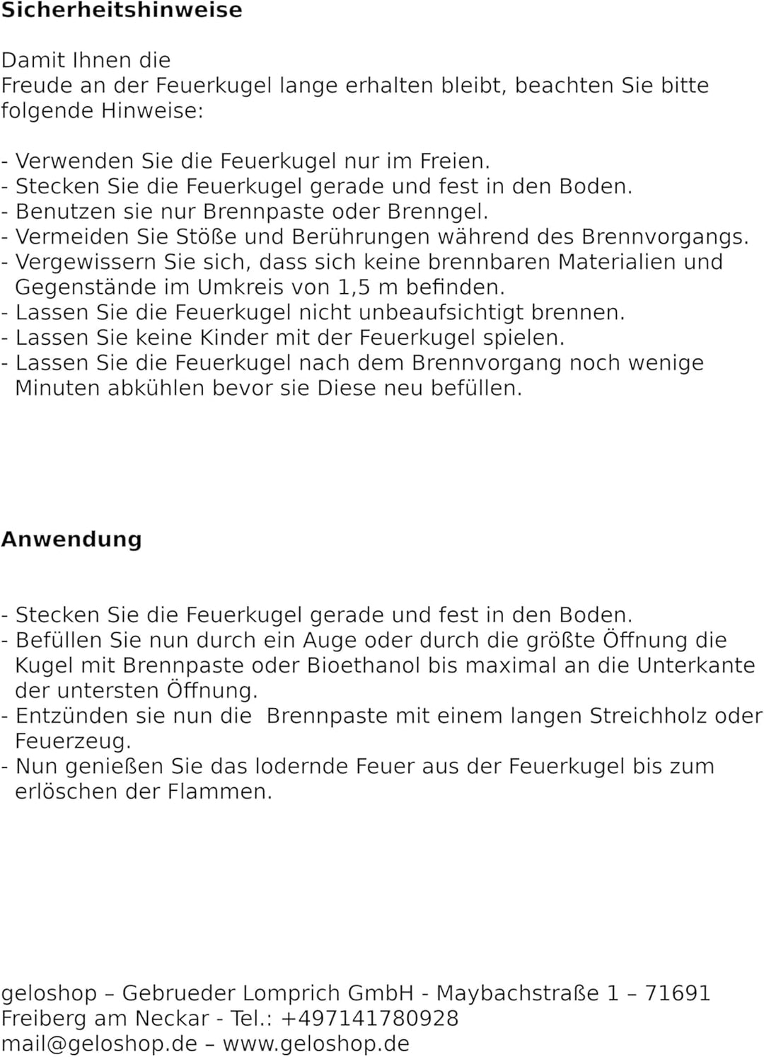 Gebrüder Lomprich Gartenfackel Feuerfratze - Clownfratze, Höhe: 100 cm, Gewicht: 0.55 kg, Durchmesse