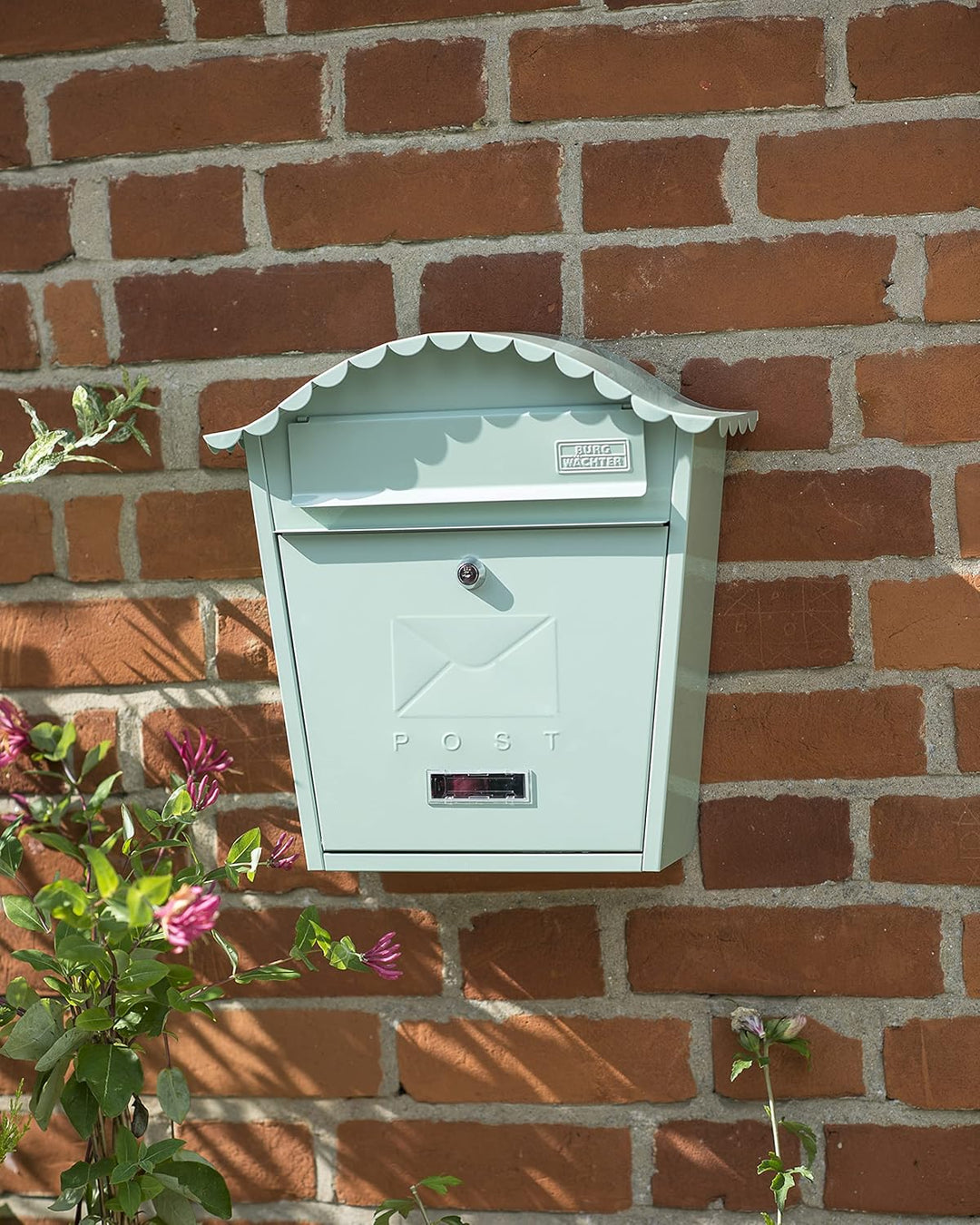 Burg-Wachter MB01CG Classic Briefkasten, Wandmontage, verzinkter Stahl, abschliessbar, wetterfest, C