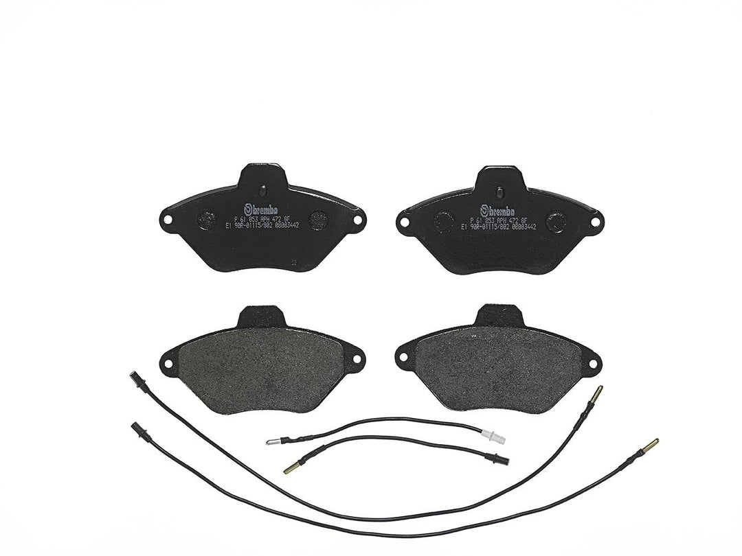 Brembo P 61 053 Bremsbelagsatz, Scheibenbremse - (4-teilig)